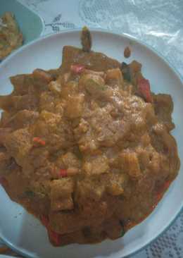 Kikil & tempe bumbu kacang