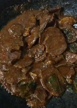 Goyang Lidah with koya