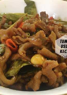 Tumis Usus Kecap Pedas