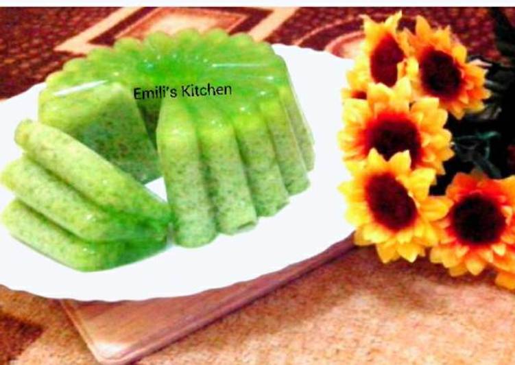 Resep Puding Lumut Simpel Kiriman dari Emili's Kitchen