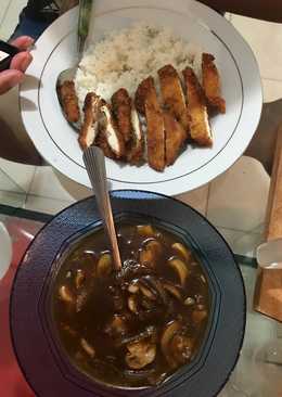 Chicken Katsu Saus Teriyaki rumahan