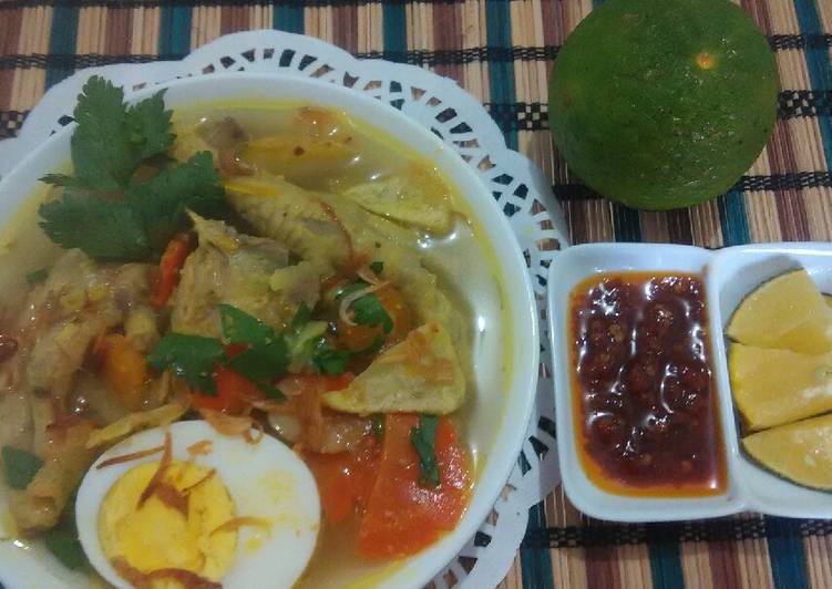 Soto lamongan ala rumahan