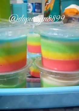 Puding rainbow