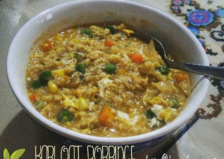 Resep Kari Oat Porridge (Bubur Kari Oatmeal) Karya Dian Sartika