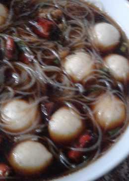 Sop Bihun Bakso Ikan