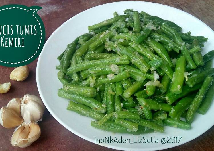 gambar untuk resep makanan Baby Buncis tumis kemiri buat balita