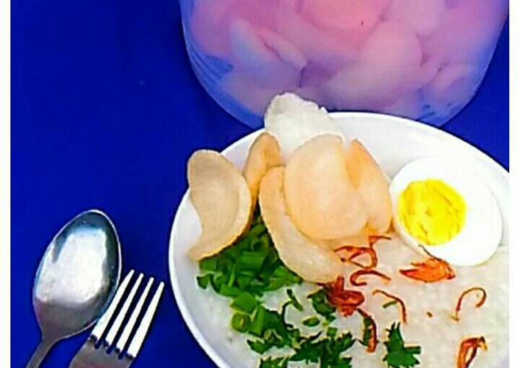 resep lengkap untuk Bubur Nasi