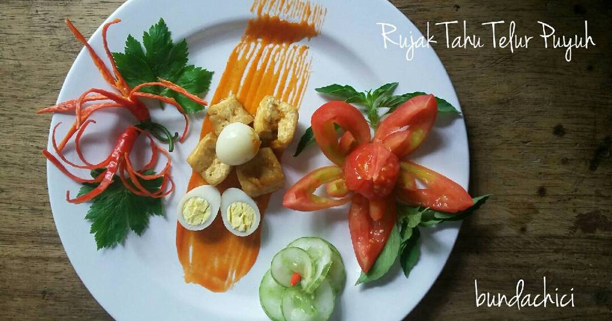 Rujak tahu - 56 resep - Cookpad
