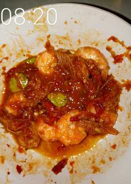 Sambel goreng udang pete