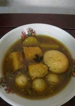 Semur telur,tahu dan kentang