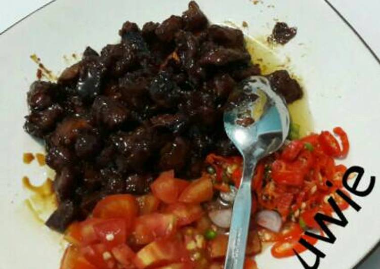 gambar untuk cara membuat Sate Kambing Goreng Hot Chilli & Paper