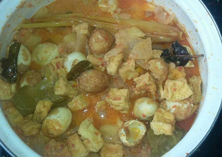 resep masakan Lodeh tahu kentang cecek sama telur puyuh