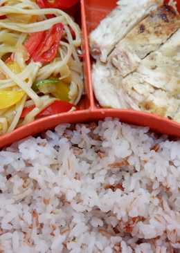 Grill Breast Chicken X Tumis Paprika dan Jamur Enoki