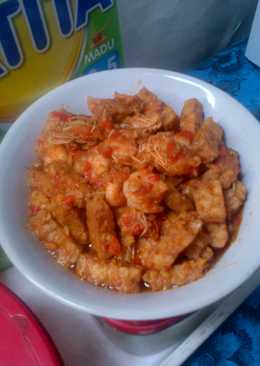 Sambal goreng tempe mix udang (seadanya)