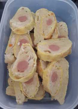 Rolade ayam sosis