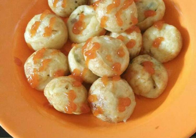 Resep Takoyaki simple dan enak Oleh Nurul Afifah