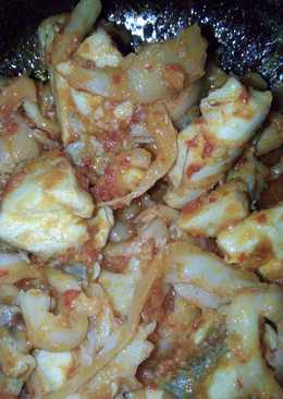 Ayam jamur pedas manis