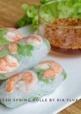 Vietnamese Fresh Spring Rolls