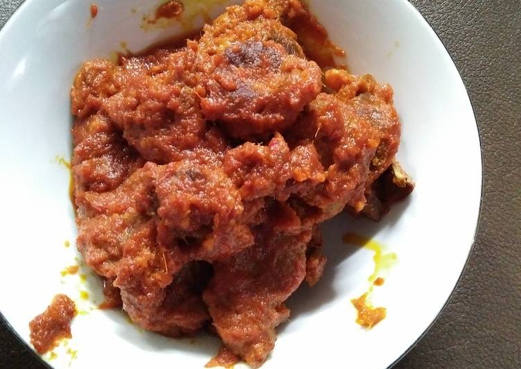 resep masakan Rendang Daging Sapi ala Didi Simple Enak