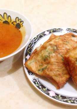 Martabak telur dg saus asam manis pedas