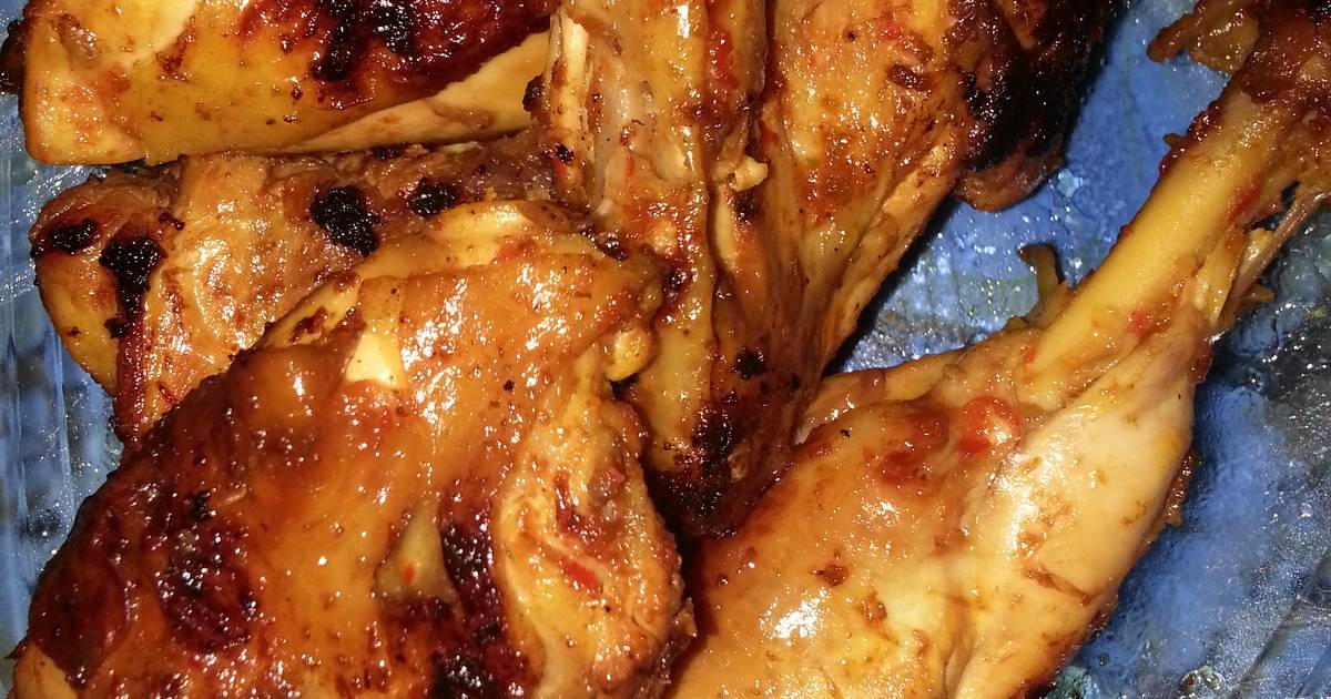 Resep Ayam panggang kecap ala Zulaika Daningtyas