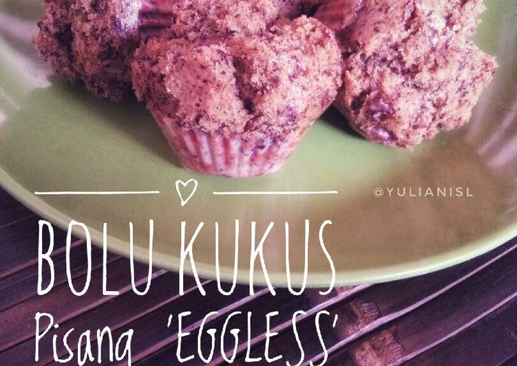 bahan dan cara membuat Bolu Kukus Pisang 'EGGLESS'