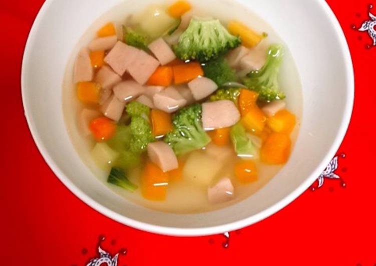 resep masakan Sup Sayur Sosis Sandeeva