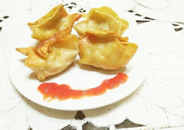  Resep  Pangsit Goreng isi Tahu Telur Udang  Rebon  