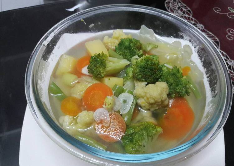 gambar untuk cara membuat Sayur sop bening