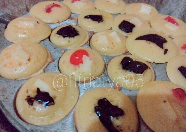 resep masakan Kue Cubit Nangka with topping ??????