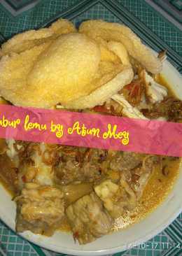 Bubur ayam home made kuah sayur santan