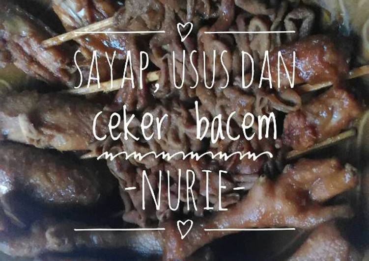 gambar untuk resep Bacem usus, sayap, dan ceker