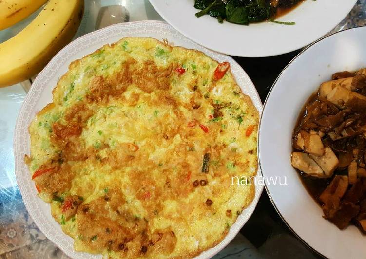 resep lengkap untuk Telur Dadar mudah tapi enak