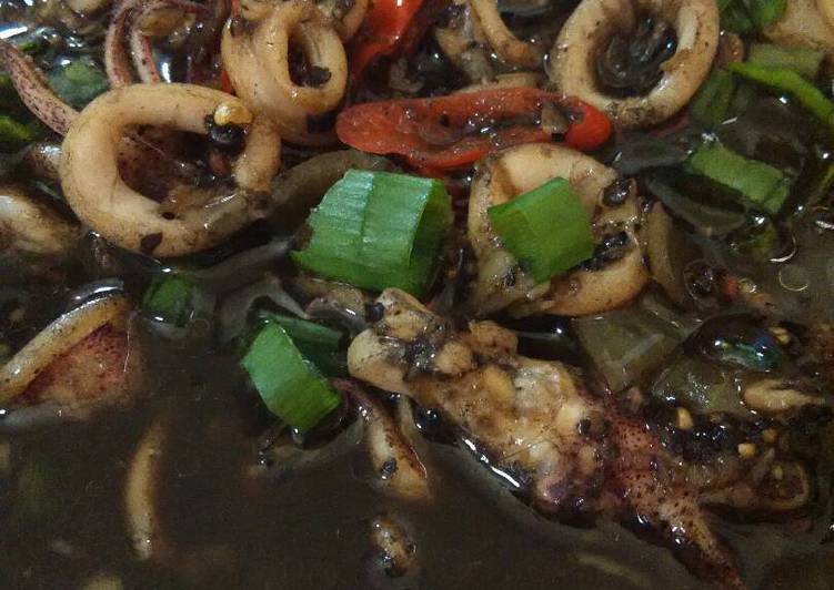 Resep Cumi lada hitam By Qory F. Munawaroh