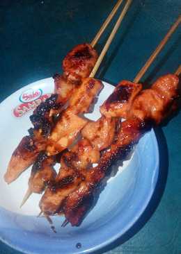 Sate ayam balado (pake teflon)