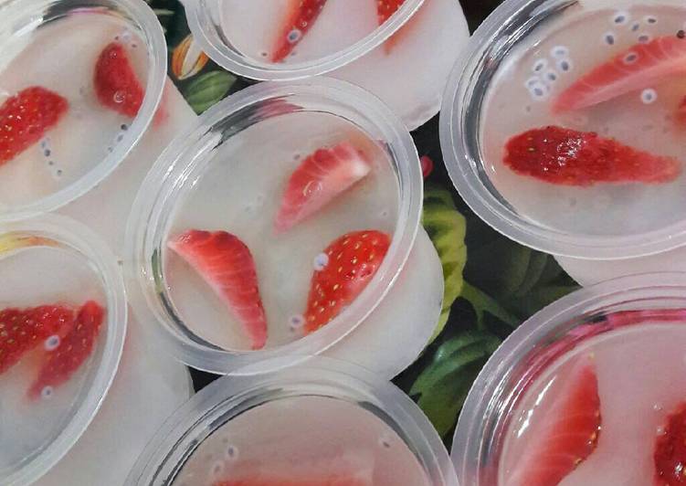 resep lengkap untuk Jelly selasih rendah gula