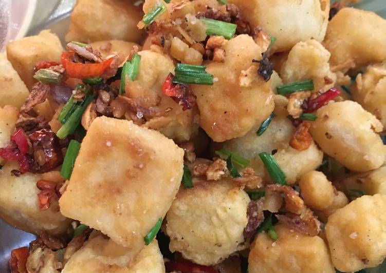 resep Tahu cabe garam