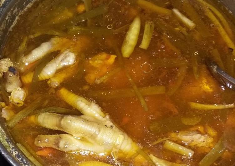 Resep Semur Ceker Ayam Kecap Asam Pedas Dari Elisa Nurma