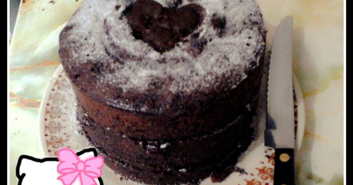 Resep ♥ Brownies kukus Cinta ♥ (๑ˇεˇ๑)•*¨*•.¸¸♪