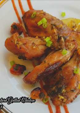 Honey Mustard Grilled Chicken (chicken wings version)