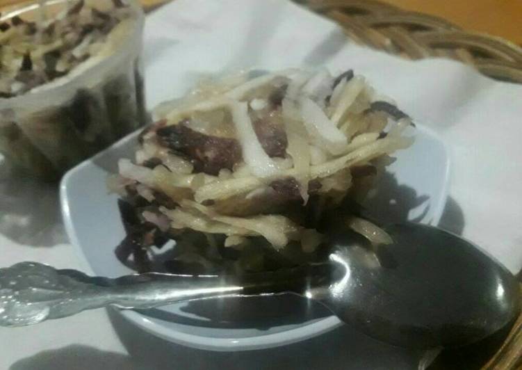 gambar untuk resep makanan Singkong,Ubi Ungu,Kelapa Serut #indonesiamemasak