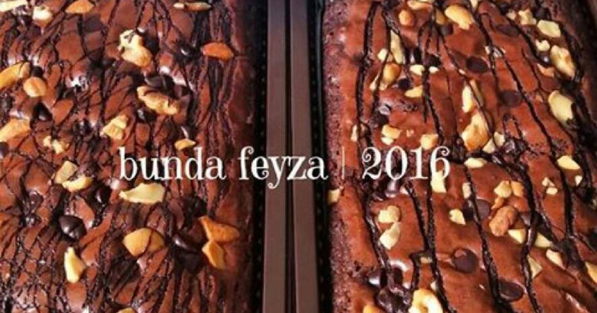  Resep  Brownies  setengah  kilo  aka Shiny Crust Brownies  