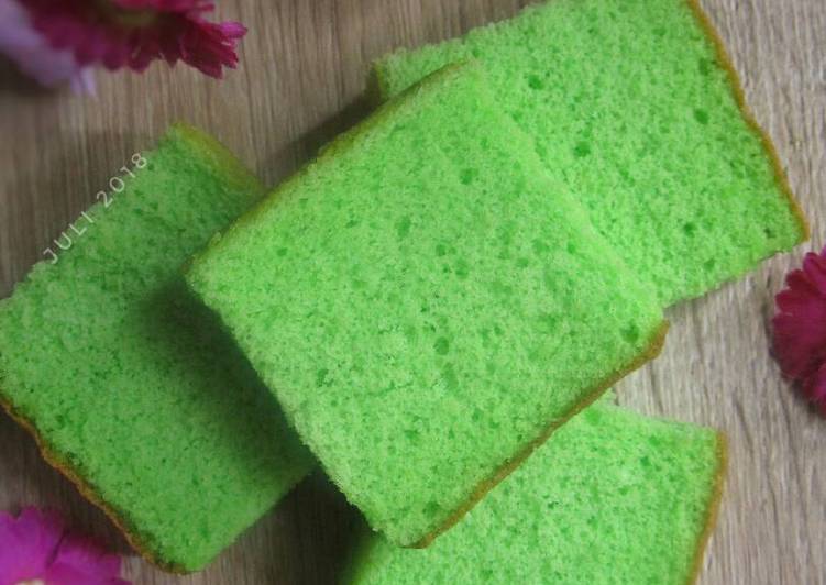 gambar untuk resep Bolu Pandan (Tanpa Bahan Pengembang Kimia)