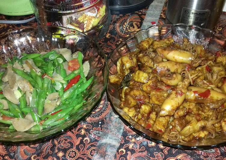 resep lengkap untuk Tumis BunSo & Cumi tempe Huhah