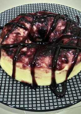 Blueberry Cheese Cake Kukus