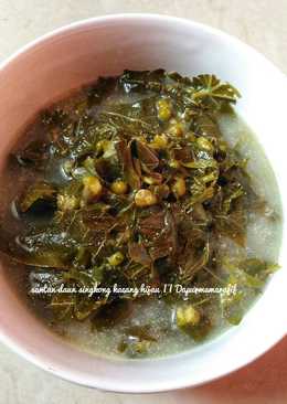 Sayur santan daun singkong kacang hijau