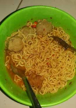 Ramen BonCabe with Bakso Kuah Sogood(rumahan)