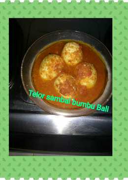 Telur sambal bumbu Bali