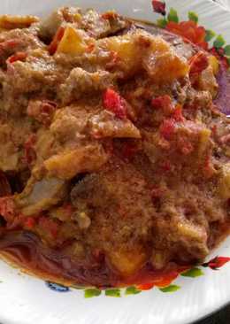 Sambel goreng ati ampela+ kentang