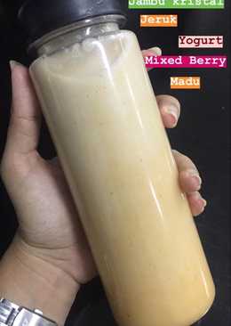 Jus jambu kristal mix jeruk dan berries